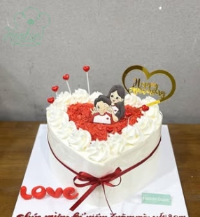 Bánh Sinh Nhật Kỷ Niệm Thiết Kế Tại TIệm Bánh Bà Rịa - HEOHIN CAKES