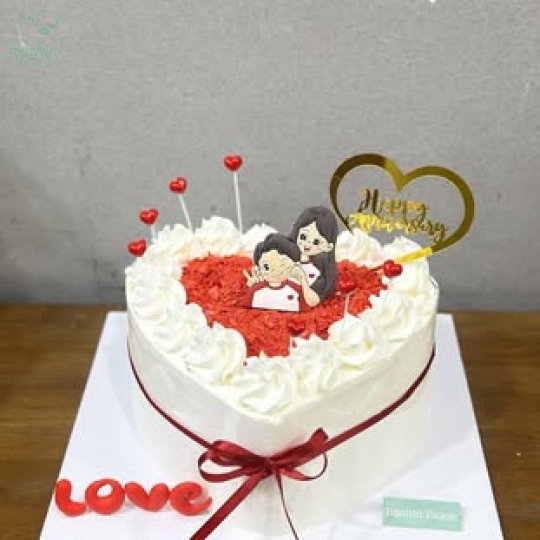 Bánh Sinh Nhật Kỷ Niệm Thiết Kế Tại TIệm Bánh Bà Rịa - HEOHIN CAKES